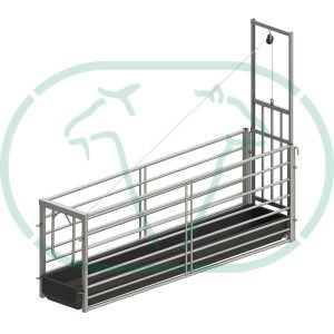 Doorloop ontsmettings set L = 2,50 m standaard