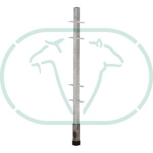 Steunpoot instort H= 0,85 m dubbellip 180º